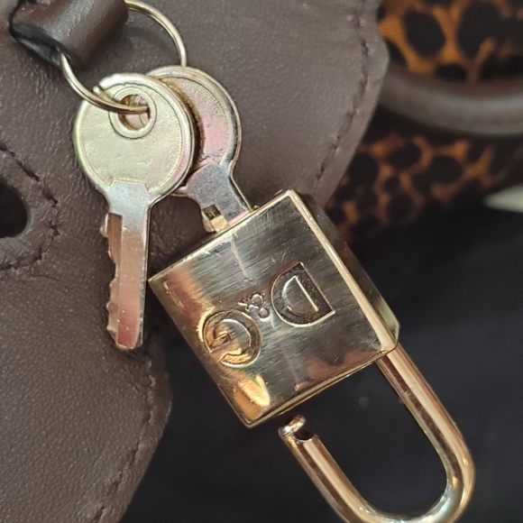 D&G Leopard Print Lily Twist Bag - Picture 5 of 8